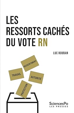Portada del libro "Les ressorts cachés du vote RN"