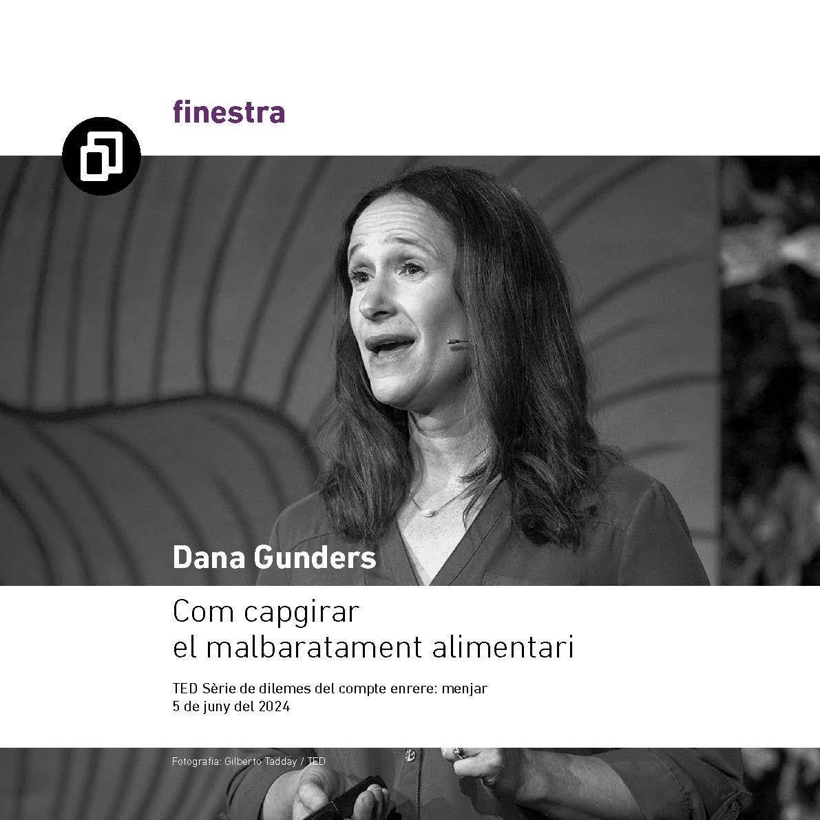 Conferència de Dana Gunders a Eines 51