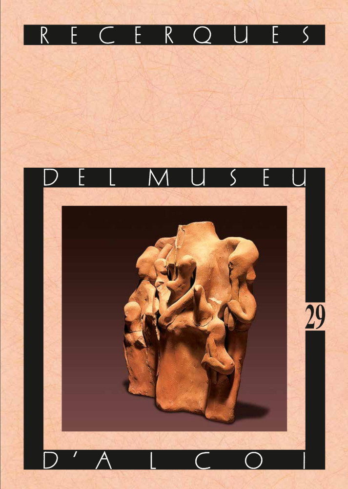 Plaqueta de terracota modelada, “Deessa Mare”. Procedent de La Serreta (Alcoi, Cocentaina, Penàguila). Foto: José Crespo Colomer.