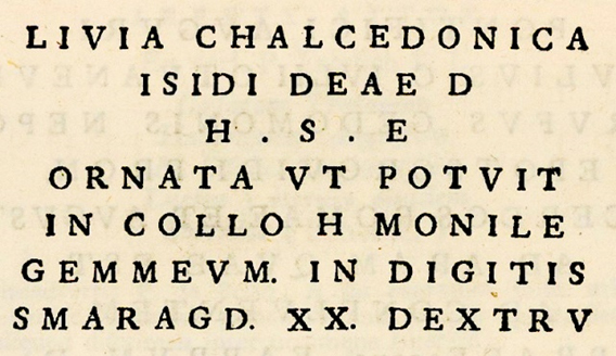 Nota de epigrafía en el epistolario del marqués de Mondéjar